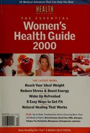 Tapa de The essential women's health guide 2000
