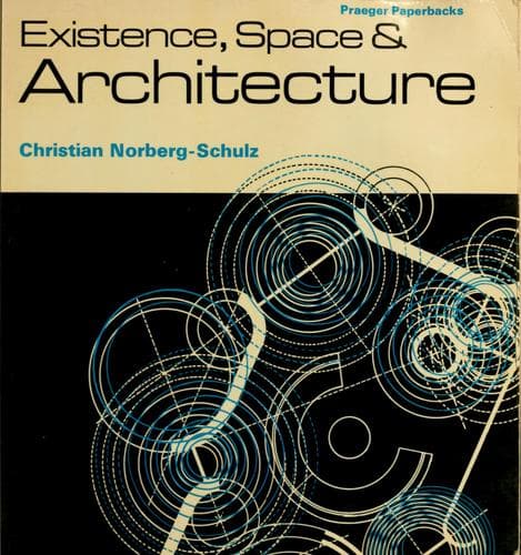 Tapa de Existence, space and architecture.