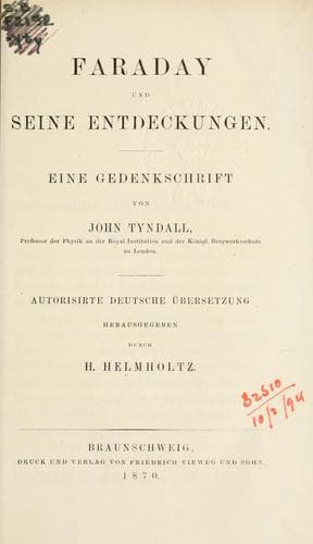 Tapa de Faraday und seine Entdeckungen