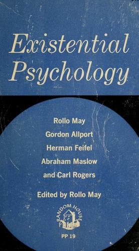 Tapa de Existential psychology