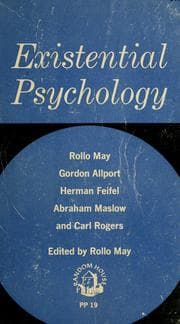 Tapa de Existential psychology