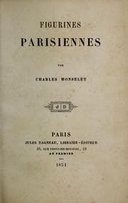 Tapa de Figurines parisiennes