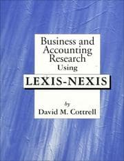 Tapa de Business and Accounting Research Using Lexis-Nexis