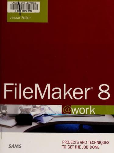 Tapa de FileMaker 8 @work