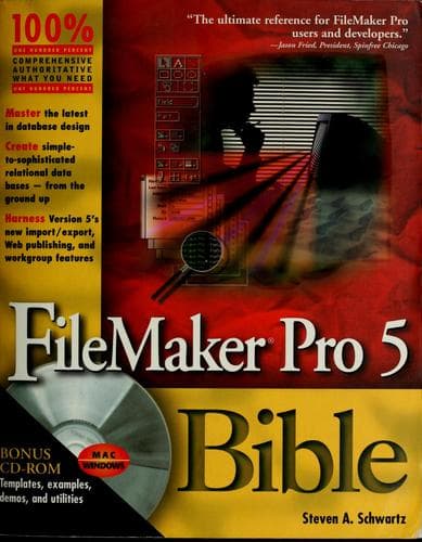 Tapa de Filemaker Pro 5 Bible