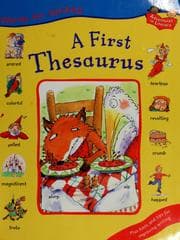 Tapa de A first thesaurus