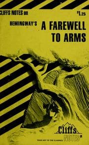 Tapa de Cliffs Notes on Hemingway's A Farewell to Arms