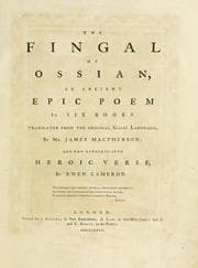 Tapa de The Fingal of Ossian