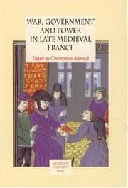 Tapa de War, Government and Power in Late Medieval France