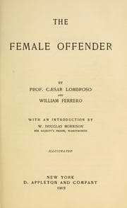 Tapa de The female offender