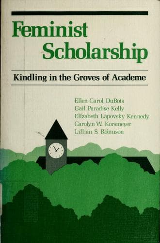 Tapa de Feminist scholarship