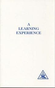 Tapa de A learning experience