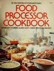 Tapa de Food processor cookbook