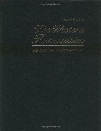 Tapa de The Western humanities