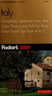 Tapa de Fodor's 2001 Italy
