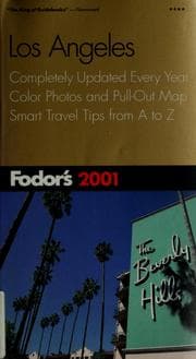 Tapa de Fodor's 2001 Los Angeles