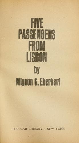 Tapa de Five passengers from Lisbon