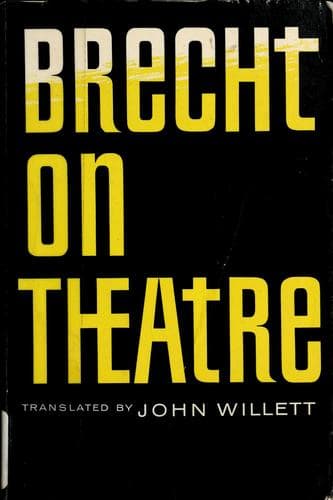 Tapa de Brecht on theatre