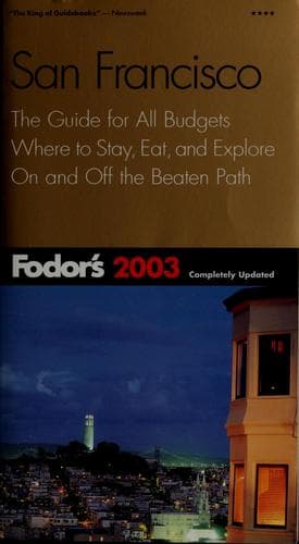 Tapa de Fodor's 2003 San Francisco