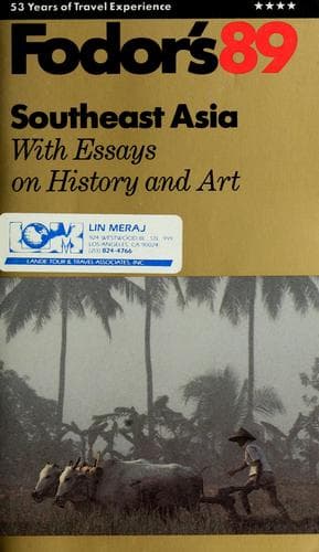 Tapa de Fodor's89 Southeast Asia