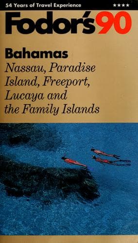 Tapa de Fodor's90 Bahamas