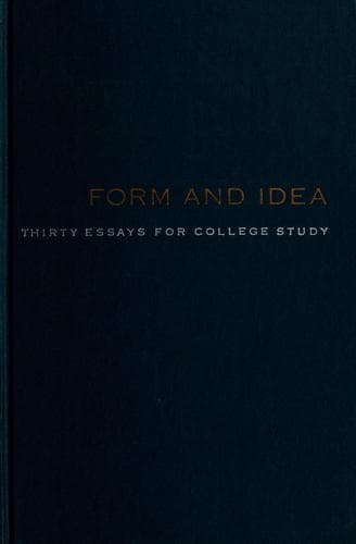Tapa de Form and idea