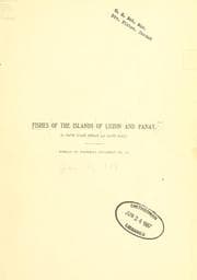 Tapa de Fishes of the islands of Luzon and Panay