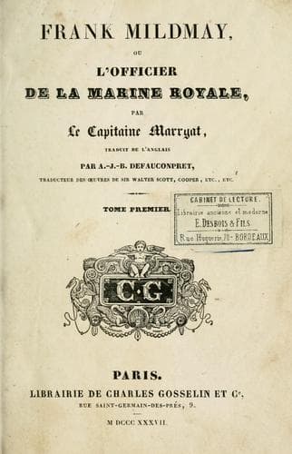 Tapa de Frank Mildmay