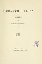 Tapa de Flora och Bellona: dikter
