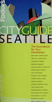 Tapa de Fodor's cityguide Seattle.