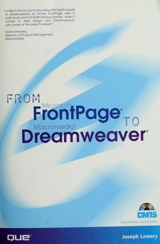 Tapa de From Microsoft FrontPage to Macromedia Dreamweaver