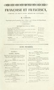 Tapa de Françoise et Francesca