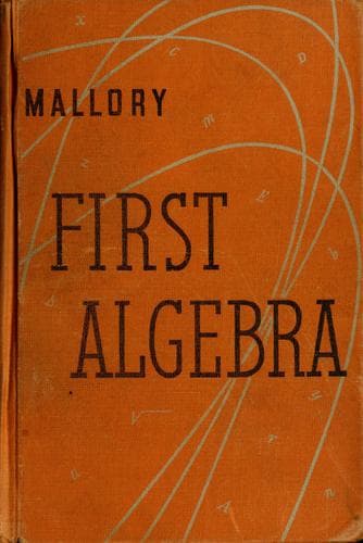 Tapa de First algebra.