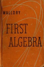 Tapa de First algebra.