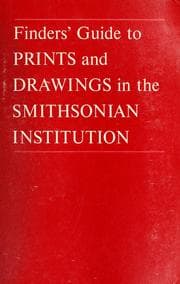 Tapa de Finders' guide to prints and drawings in the Smithsonian Institution