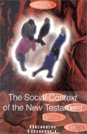 Tapa de The social context of the New Testament