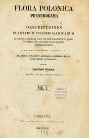Tapa de Flora Polonica phanerogama