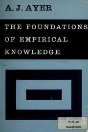 Tapa de The foundations of empirical knowledge