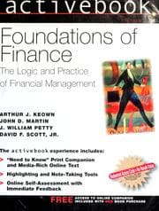 Tapa de Foundations of finance