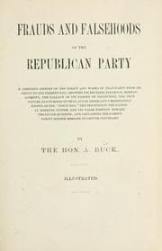 Tapa de Frauds and falsehoods of the Republican party ...