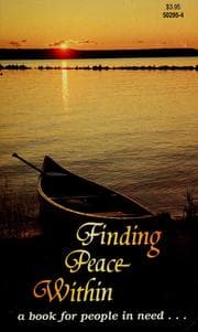 Tapa de Finding peace within.