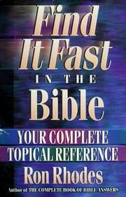 Tapa de Find it fast in the Bible