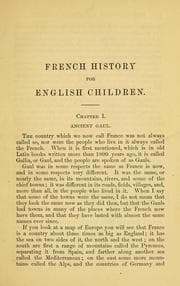 Tapa de French history for English children