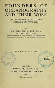 Tapa de Founders of oceanography and their work