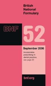 Tapa de British National Formulary 52