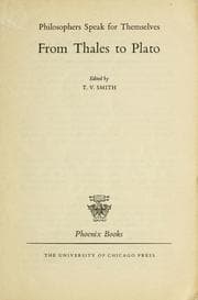 Tapa de From Thales to Plato