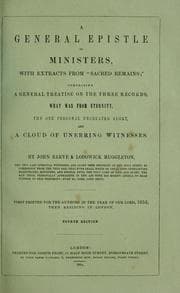 Tapa de A general epistle to ministers