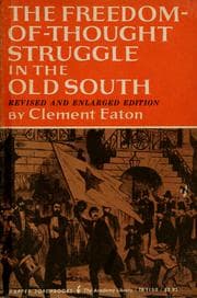 Tapa de Freedom of Thought Struggle in the Old South