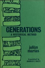 Tapa de El método histórico de las generaciones