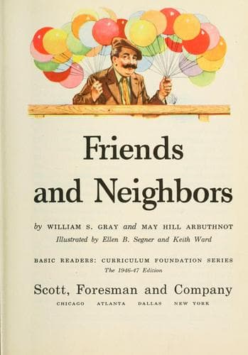 Tapa de Friends and neighbors